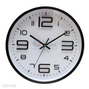 Pure color round wall <em>clock</em>