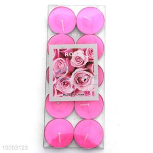 Pink 10pc tea light candles