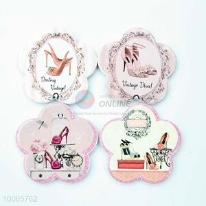 Wholesale Beautiful Flower Shaped High-heeled Shoes Fridge Magnet