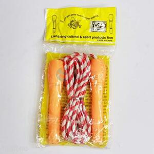 Plastic Thread Handle White Cotton Glue Skipping Rope