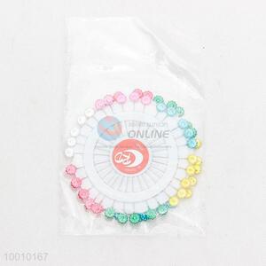 Wholesale 11.3cm Pearl Colors Plastic Head Pin/Needlework