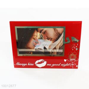 Wholesale Fashion Black/Red Glass Photo Frame