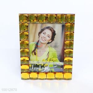 Wholesale High Quality Lovely Orange Glass Photo Frame