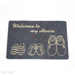 Hotsale New Fashion Design Shoe Cartoon Modern Rubber Ground Mat Outpoor