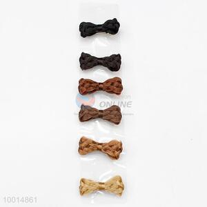 1PC 6cm Cute Hair Clip with Braid Bowknot Hair Decoration