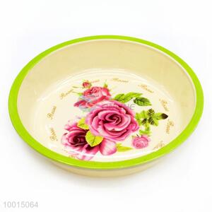 Wholesale Rose Melamine Bowl With Green Border