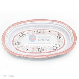 Wholesale Kitchenware Pink Melamine Tray