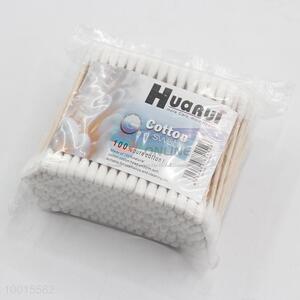 Soft 200pcs wood stick cotton swabs