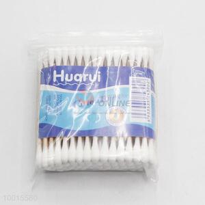 100pcs wood stick cotton swabs