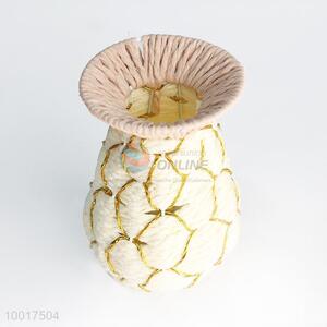 Fashion Cream-coloured Paper <em>Flower</em> <em>Vase</em>  For Home Decoration