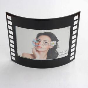 New design curved  black glass photo frame