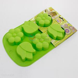 6-grid flower shape cake mould