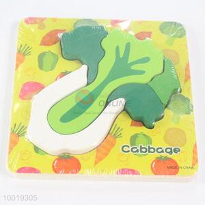 Wood Chinese Cabbage Vegetable Model Building Block <em>Puzzle</em>