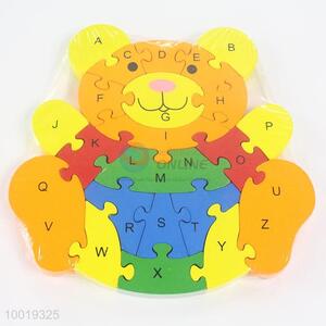 Wood Cute Bear Model Colorful <em>Puzzle</em> Educational Toys for Kids