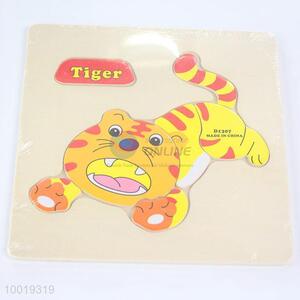 Tiger Model Building Block English Leaning Toys Wood <em>Puzzle</em>