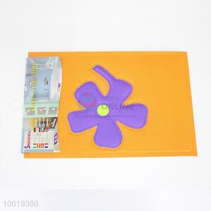 Flower Decorated Cartoon Double-Layer Floor Mat