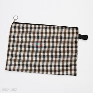 A5 Grid Canvas File Stationary Bag