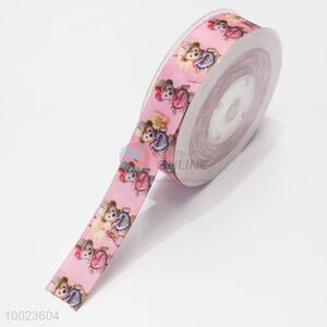 Hot Sale High Quality 2.2CM Little Bear Pattern Print <em>Ribbon</em>