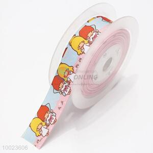 Wholesale Hot Sale High Quality 2.2CM Little Girl Pattern Print <em>Ribbon</em>