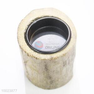 6.5*6.5cm Eco-friendly Wholesale Poplar Decorative Candlestick