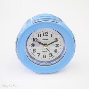 Plastic Round Blue Alarm Clock