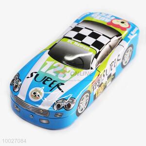 Wholesale Lovely Children Cartoon Car Shape Three storeys Iron Pen/Pencil Box