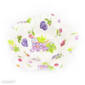 Shell Shaped Fruit Pattern Melamine Fruit Plate