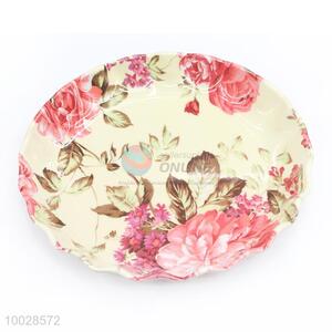 Wholesale Wave Border Allover Melamine Fruit Plate