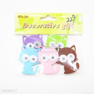 Wholesale Cute Cat Shape Felt Decorative Gift