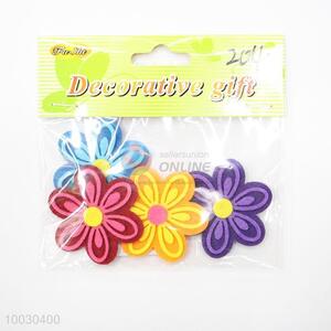 Wholesale 4 Pieces Flowers Shape Felt Decorative Gift