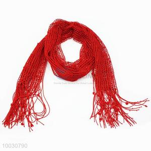 Wholesale Streamline ALL Red Dacron Scarf