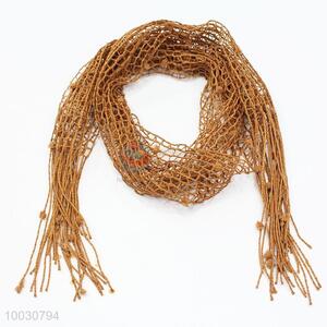 Wholesale Streamline ALL Brown Dacron Scarf