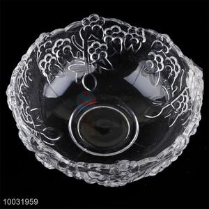 Wholesale Plum Blossom Pattern Glass Fruit Plate