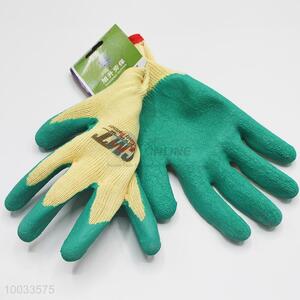 Green <em>Latex</em> Coated Antistatic Protective Working/Safety <em>Gloves</em>