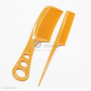 Wholesale brown plastic hair color comb set