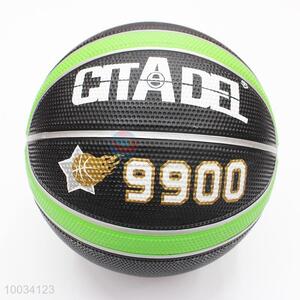 High Quality Green and Black 7# Basketball