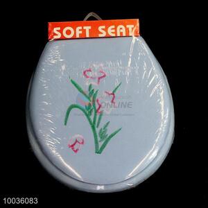 Embroidery design sanitary ware <em>toilet</em> <em>seat</em>