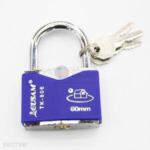 50mm top security blue color copper padlock