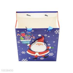 23*18*10cm High Quality Blue Snowman Gift Bag/Paper Bag