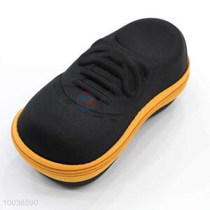 Shoe shaped black eye glasses case /eye glasses protector box