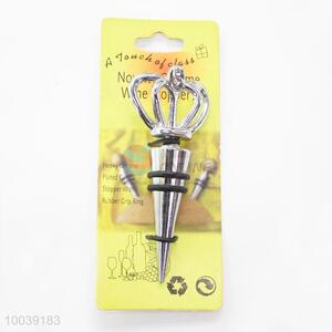 Zinc alloy hot sale diamante new products zinc alloy wine bottle stopper