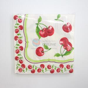 Cherry Pattern Square Napkin