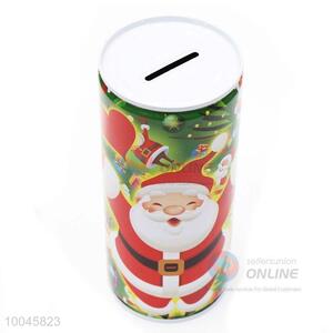 6.5*15CM Hot sale zip-top can shape tinplate money/saving box