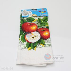 Apple pattern cotton kitchen <em>cleaning</em> cloth