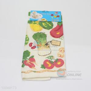 Vegetable pattern cotton kitchen <em>cleaning</em> cloth