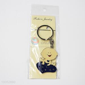 Lovely Baby Blue Aluminium Alloy Key Chain/Key Ring