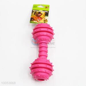 Cheap Pet Dog Toys 12cm Dumbbell Shape TPR Dog Dental Toy