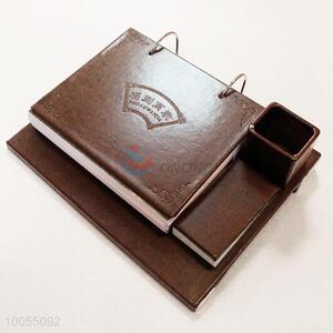 High grade desk decoration leather calender