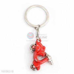 Cute Red Motorcycle Shape Zinc Alloy Key Chain