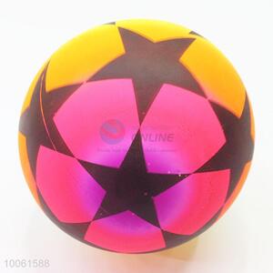 Star printed inflatable beach ball 23cm PVC toy ball